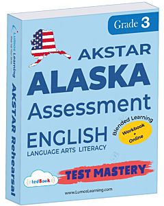 AKSTAR Test Mastery tedBook® - Grade 3 ELA, Teacher Copy