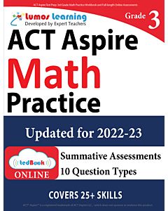 ACT Aspire Practice tedBook® - Grade 3 Math, Teacher Copy