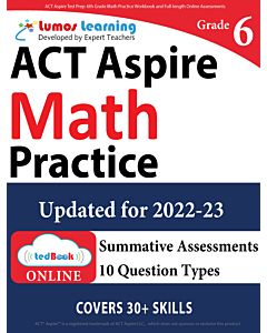 ACT Aspire Practice tedBook® - Grade 6 Math, Teacher Copy