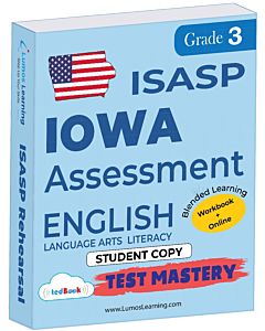 ISASP Test Mastery tedBook® - Grade 3 ELA, Student Copy