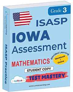 ISASP Test Mastery tedBook® - Grade 3 Math, Student Copy