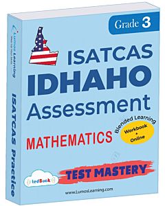 ISATCAS Test Mastery tedBook® - Grade 3 Math, Teacher Copy