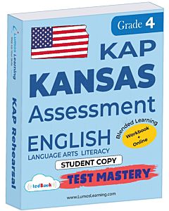 KAP Test Mastery tedBook® - Grade 4 ELA, Student Copy