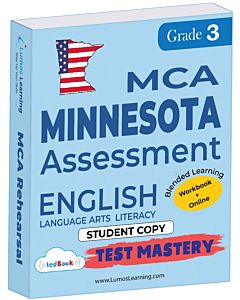 MCA Test Mastery tedBook® - Grade 3 ELA, Student Copy