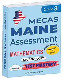 MECAS Test Mastery tedBook® - Grade 3 Math, Student Copy