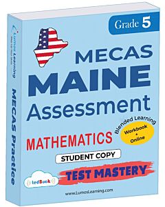 MECAS Test Mastery tedBook® - Grade 5 Math, Student Copy