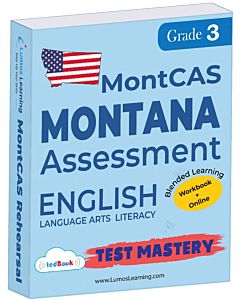 MontCAS Test Mastery tedBook® - Grade 3 ELA, Teacher Copy