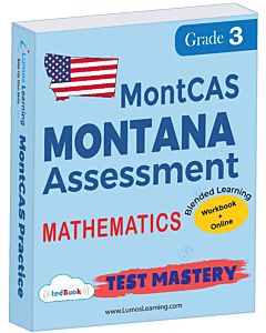 MontCAS Test Mastery tedBook® - Grade 3 Math, Teacher Copy