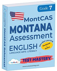 MontCAS Test Mastery tedBook® - Grade 7 ELA, Teacher Copy