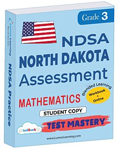 NDSA Test Mastery tedBook® - Grade 3 Math, Student Copy