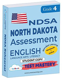 NDSA Test Mastery tedBook® - Grade 4 ELA, Student Copy