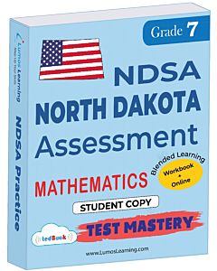 NDSA Test Mastery tedBook® - Grade 7 Math, Student Copy