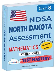 NDSA Test Mastery tedBook® - Grade 8 Math, Student Copy