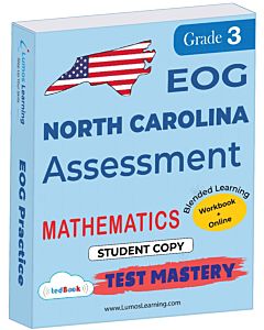 EOG Test Mastery tedBook® - Grade 3 Math, Student Copy