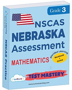 NSCAS Test Mastery tedBook® - Grade 3 Math, Teacher Copy