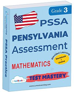 PSSA Test Mastery tedBook® - Grade 3 Math, Teacher Copy