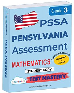 PSSA Test Mastery tedBook® - Grade 3 Math, Student Copy