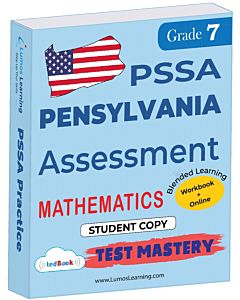 PSSA Test Mastery tedBook® - Grade 7 Math, Student Copy