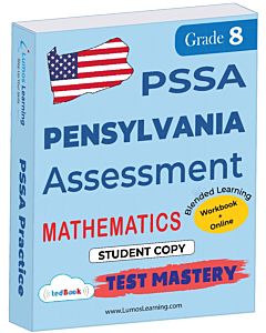 PSSA Test Mastery tedBook® - Grade 8 Math, Student Copy