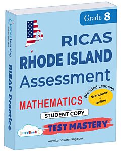 RICAS Test Mastery tedBook ® - Grade 8 Math, Student Copy