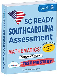 SC READY Test Mastery tedBook ® - Grade 5 Math, Student Copy