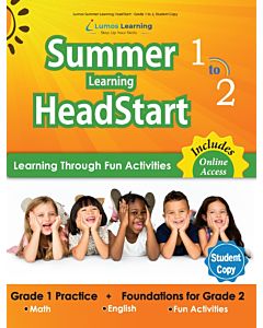 Lumos Summer Learning HeadStart Grade 1 to 2, Student Copy