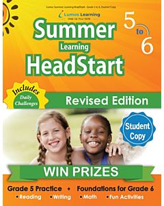 Lumos Summer Learning HeadStart Grade 5 to 6, Student Copy