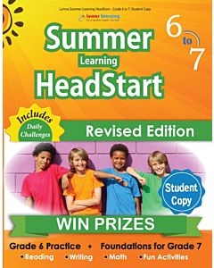 Lumos Summer Learning HeadStart Grade 6 to 7, Studnet Copy