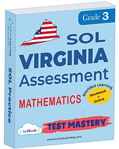 SOL Test Mastery tedBook® - Grade 3 Math, Teacher Copy