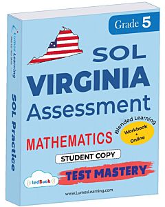 SOL Test Mastery tedBook® - Grade 5 Math, Student Copy