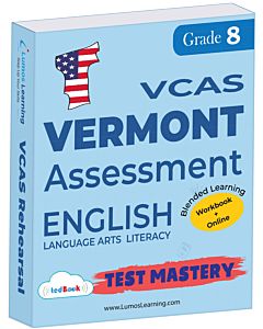 VCAS Test Mastery tedBook® - Grade 8 ELA, Teacher Copy