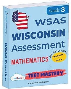 WSAS Test Mastery tedBook® - Grade 3 Math, Teacher Copy