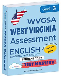 WVGSA Test Mastery tedBook® - Grade 3 ELA, Student Copy