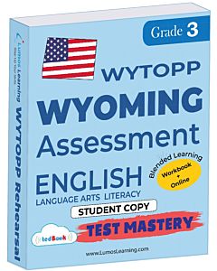 WYTOPP Test Mastery tedBook® - Grade 3 ELA, Student Copy