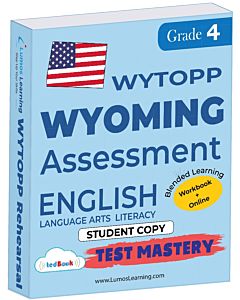 WYTOPP Test Mastery tedBook® - Grade 4 ELA, Student Copy